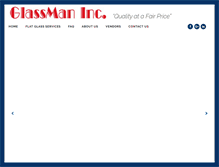 Tablet Screenshot of glassmaninc.com